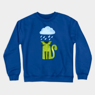 Under the Weather Cat Crewneck Sweatshirt